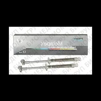 METAPEX МЕТАПЕКС пломбировочный материал, 2 шпр. х 2,2 г. 20 канюль