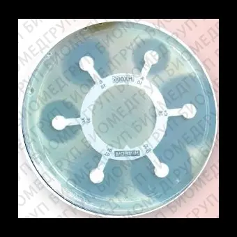 Гексадиски Pseudo 7 для P. aeruginosa, Pseudomonas spp., Acinetobacter spp. и др. 10 гексадисков