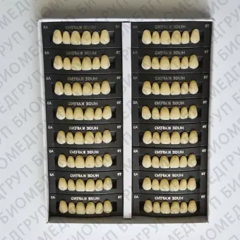 Зубы акриловые 3х слойные Kaifeng гарнитур 28 зубов HUGE DENTAL T5A3.5