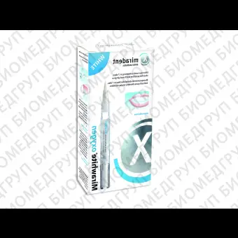Гелькарандаш Mirawhite oxygen  для щадящего отбеливания чувствительных зубов без пероксида