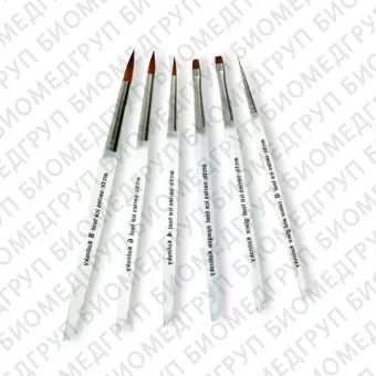 Pure Kolinsky Ceramic Brush quotArctic Seriesquot  кисть для керамики, арктическая серия, чистый колонок, размер 2