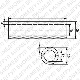 Шланг, тефлон PTFE, цвет белый, 5 м/уп., Deutsch  Neumann, 3400203, D внутренний 2 мм, D внешний 3 мм, стенка 0,5 мм