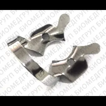 Hygenic Gloss Finish Winged Clamps 8  Полированные крылатые кламмеры