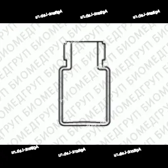 Флакон с завинчивающейся крышкой, прозрачный, сертифицированный, с плоским дном, 6 мл, для ВЭЖХ, 100 шт/уп Размер флакона: 22 х 37 мм крышка 16 мм