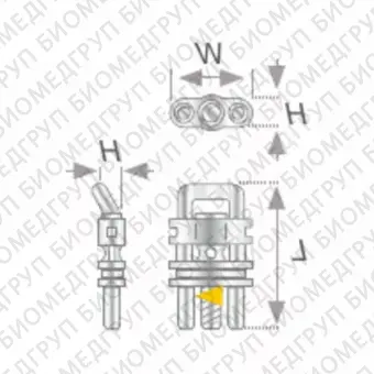 Винт Vector 440, mini винт секторальный изогнутый 5.5 мм SD