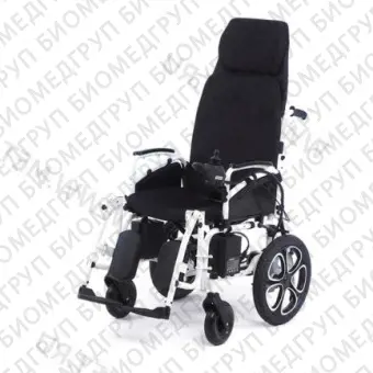 Электрическая кресло коляска  раскладываемая в горизонталь, с selfоткидной спинкой