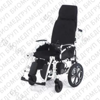 Электрическая кресло коляска  раскладываемая в горизонталь, с selfоткидной спинкой