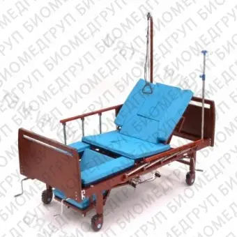 Кровать медицинская с функцией переворачивания больного и туалетом