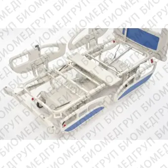 Реанимационная пятифункциональная кровать с приводами DeWert Германия, с CPR, аккумулятором и удлинением ложа