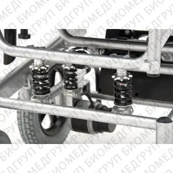 Алюминиевое креслоколяска с амортизаторами и электромагнитными тормозами