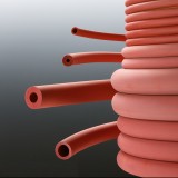 Шланг лабораторный, натуральный каучук (NR), цвет красный, 25 м/уп., Deutsch & Neumann, Shlang-lab-NR