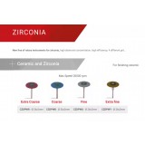 Полир на держателе ZIRCONIA для финишной обработки керамики 1шт. Reddish Stone (CZDPWB 26 мм x 2 мм Линза Синий)