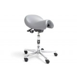 Эрготерапевтический специальный стул-седло, большое сиденье, large seat, винил, без спинки