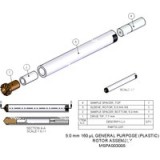 Ротор в сборе, 5,0 мм, 160 мкл; Включает втулку ротора, приводной наконечник, нижнюю прокладку и крышку