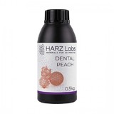 HARZ Labs Dental Peach - фотополимерная смола для печати дентальных мастер-моделей, цвет персиковый, 0.5 кг