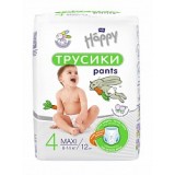Подгузники-трусики детские bella baby Happy maxi, вес 8-14 кг, 12 шт.